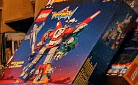 Voltron – echtes Foto vom Karton