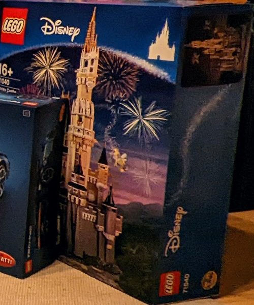 Disney Schloss – echtes Foto vom Karton