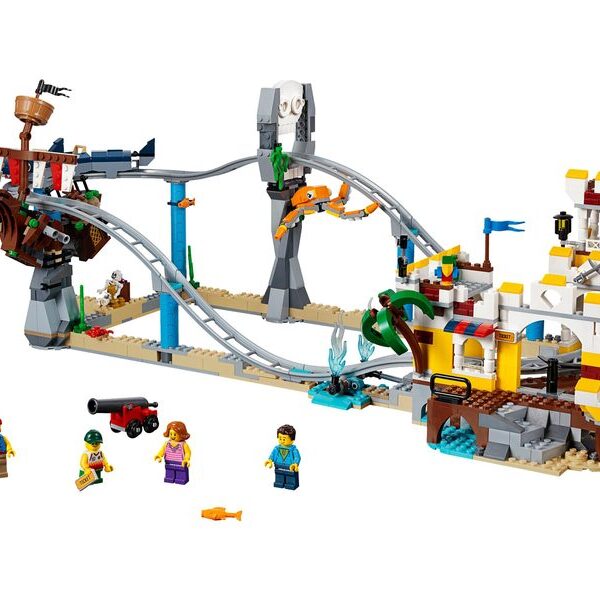 Piraten-Achterbahn – aufgebautes Set