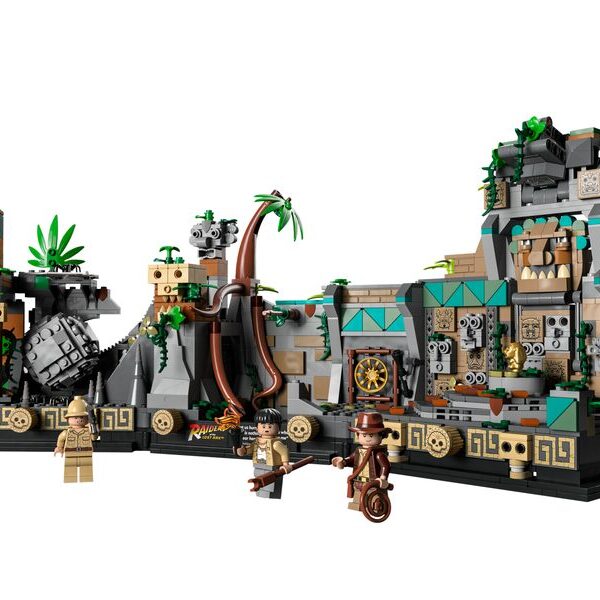 Tempel des goldenen Götzen – aufgebautes Set